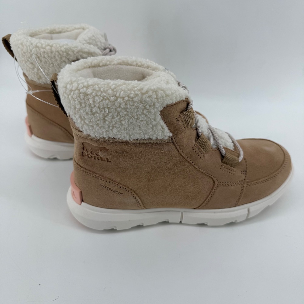 Sorel Women's Tan and Cream Winter Boots
